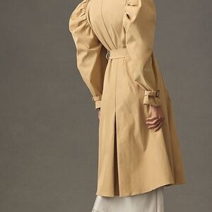 Mare Mare Pleated Puff Sleeve Trench-coat from Anthropologie